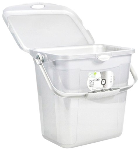 Pojemnik na proszek z/p 7 L BIAŁY */