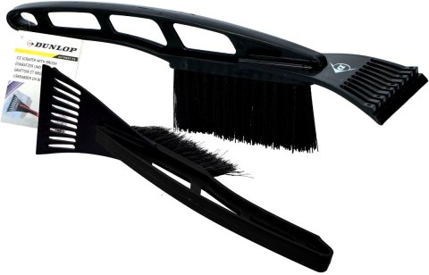SKROBACZKA DO LODU SZCZOTKA 2W1 31CM DUNLOP CZARNA