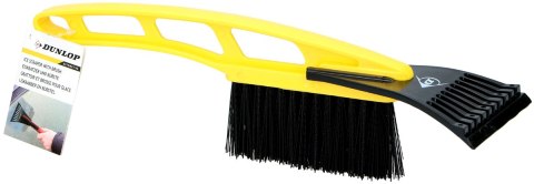 SKROBACZKA DO LODU SZCZOTKA 2W1 31CM DUNLOP ŻÓŁTA