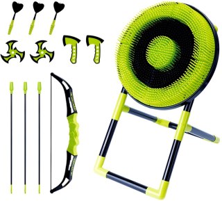 ZESTAW GIER 4W1 DART ŁUK SIEKIERKA SHURIKEN