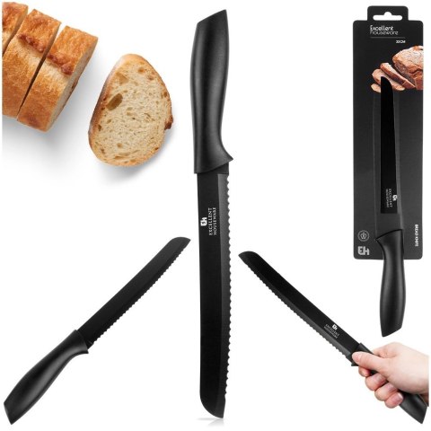 Grupa Orion Sp. z o.o. Nóż do chleba stalowy czarny 32 cm