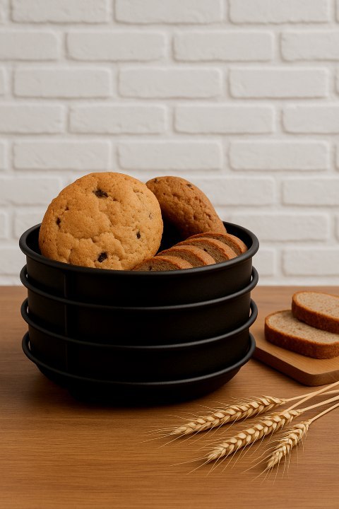 KOSZYK OKRĄGŁY CZARNY