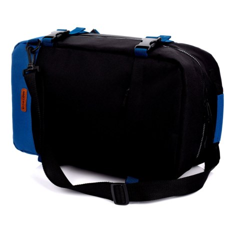 Plecak kabinowy Meteor Hermod czarny/niebieski