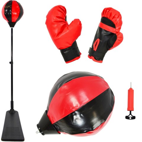 ZESTAW BOKSERSKI ENERO DLA DZIECI REGULOWANY 75-128CM Z RĘKAWICAMI
