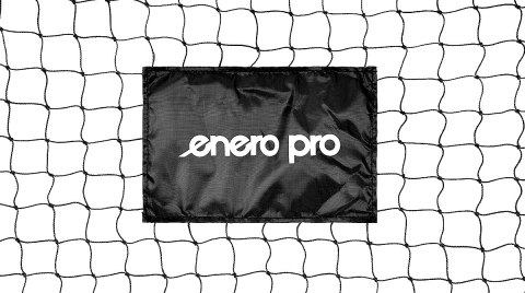 BRAMKA DO PIŁKI NOŻNEJ Z SIATKĄ 240x160x85CM + PIŁKA ENERO PRO