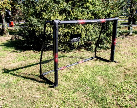 BRAMKA DO PIŁKI NOŻNEJ Z SIATKĄ 240x160x85CM + PIŁKA ENERO PRO