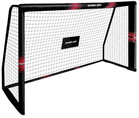 BRAMKA DO PIŁKI NOŻNEJ Z SIATKĄ 240x160x85CM + PIŁKA ENERO PRO