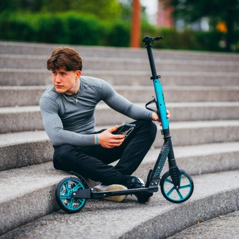 HM124T TURQUOISE HULAJNOGA Z HAMULCEM TARCZOWYM NILS EXTREME