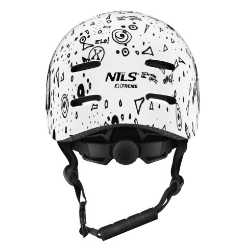 MT311 KASK BIAŁY M(55-58CM) NILS EXTREME