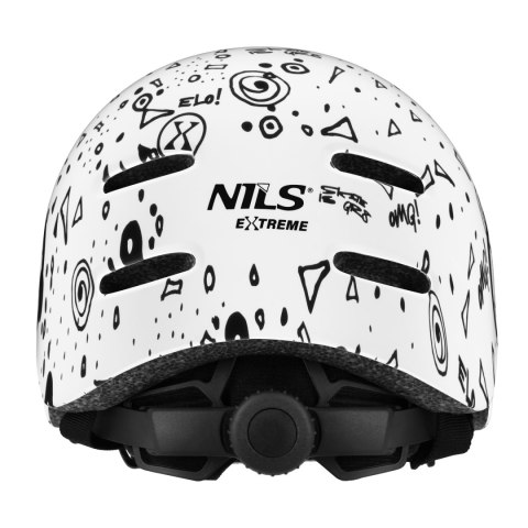 MT311 KASK BIAŁY S(52-56CM) NILS EXTREME