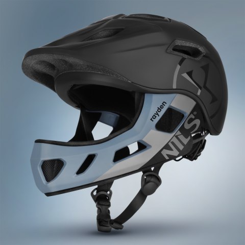 MT401 RAYDEN KASK FULL FACE Z ODPINANĄ SZCZĘKĄ 48-53CM NILS EXTREME