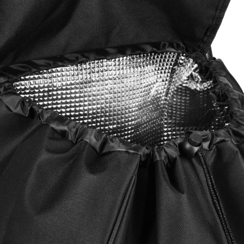 NC4303 WÓZEK NA ZAKUPY Z SIEDZISKIEM 40L CZARNY NILS