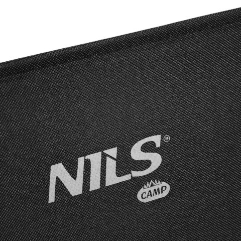 NC4307 KRZESŁO SKŁADANE CZARNE NILS CAMP