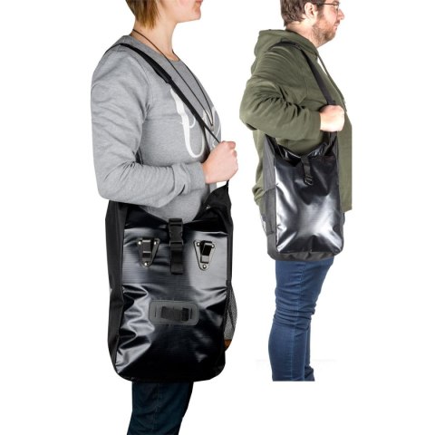 SAKWA TORBA ROWEROWA WODOSZCZELNA DUNLOP 15L czarna