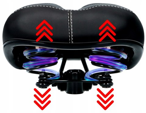 SIODŁO ROWEROWE TURYSTYCZNE MIEJSKIE NA SPRĘŻYNACH