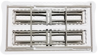 ZESTAW PIKNIKOWO CATERINGOWY STÓŁ I 2 ŁAWKI JASNO SZARY