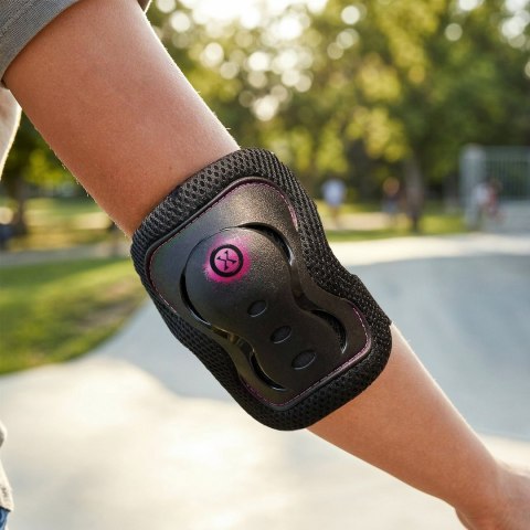 H320 ZESTAW OCHRANIACZY FLY RÓŻOWY ROZM. L NILS EXTREME