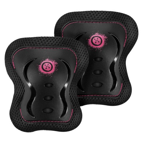 H320 ZESTAW OCHRANIACZY FLY RÓŻOWY ROZM. XL NILS EXTREME