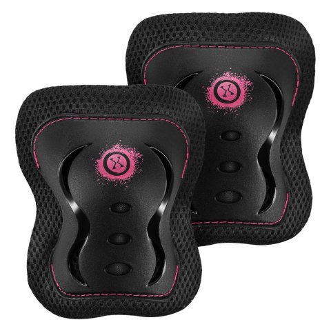 H320 ZESTAW OCHRANIACZY FLY RÓŻOWY ROZM. M NILS EXTREME