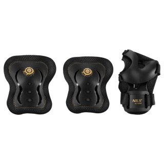 H320 ZESTAW OCHRANIACZY FLY ZŁOTY ROZM. M NILS EXTREME