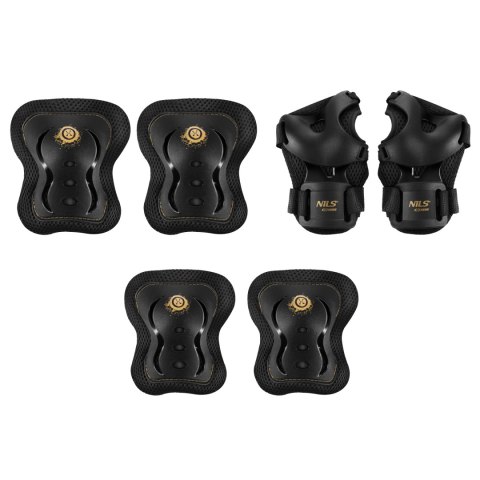 H320 ZESTAW OCHRANIACZY FLY ZŁOTY ROZM. S NILS EXTREME