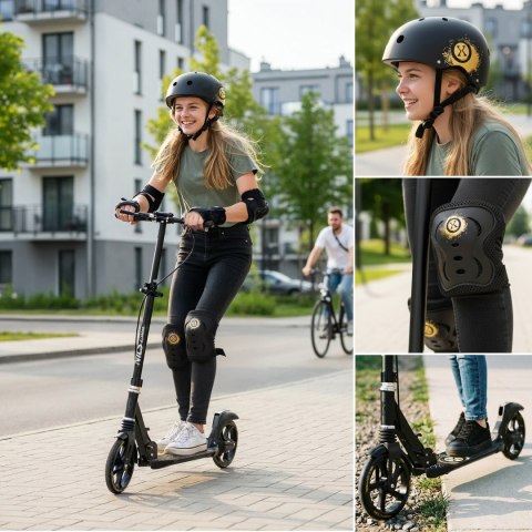 H320 ZESTAW OCHRANIACZY FLY ZŁOTY ROZM. S NILS EXTREME