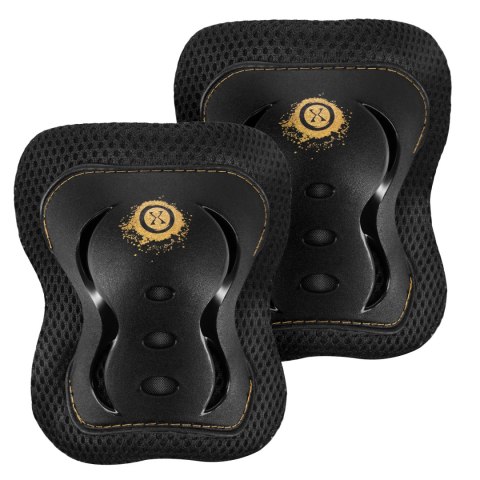 H320 ZESTAW OCHRANIACZY FLY ZŁOTY ROZM. S NILS EXTREME