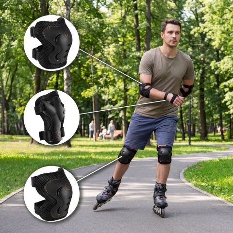 H320 ZESTAW OCHRANIACZY ZŁOTY ROZM. XL NILS EXTREME