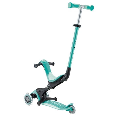 Hulajnoga trójkołowa z siedziskiem jeździk GO•UP DELUXE LIGHTS (646-706-2)