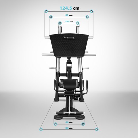 LP7329 SUWNICA NA NOGI NA WOLNY CIĘŻAR COMMERCIAL HMS