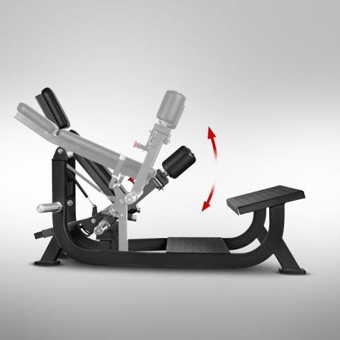 MHT8232 MASZYNA DO ĆWICZEŃ MIĘŚNI POŚLADKÓW HIP THRUST Z WOLNYM CIĘŻAREM COMMERCIAL HMS