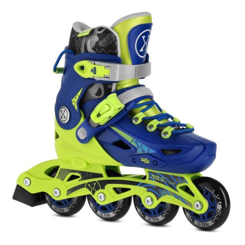 NA1055 ŁYŻWOROLKI BLAZE GRANATOWE ROZM. M(35-38) NILS EXTREME