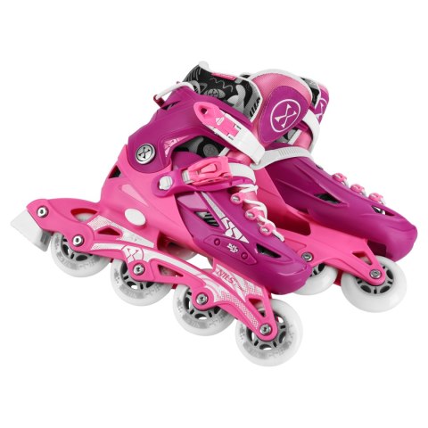 NA1055 ŁYŻWOROLKI BLAZE RÓŻOWE ROZM. M(35-38) NILS EXTREME