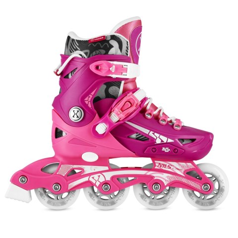 NA1055 ŁYŻWOROLKI BLAZE RÓŻOWE ROZM. S(31-34) NILS EXTREME