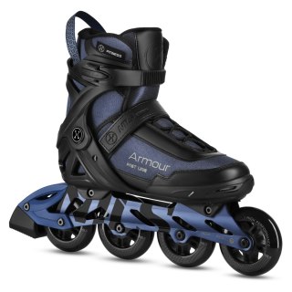 NA22151 ŁYŻWOROLKI ARMOUR GRANATOWE ROZM. 42 NILS EXTREME