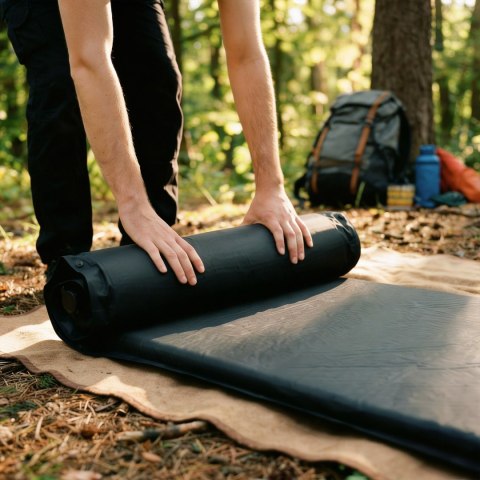 NC4050 CZARNA MATA SAMOPOMPUJĄCA NILS CAMP