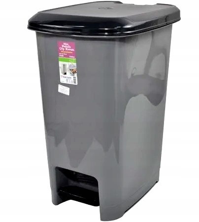 Pojemnik z pedałem SLIM 60 L 490x356x632 mm Kolor: Brązowy