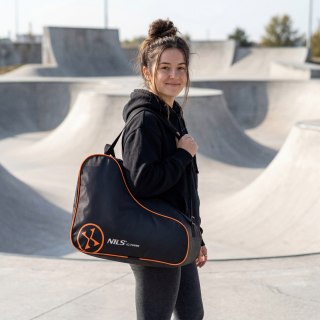 TS101 TORBA NA ŁYŻWOROLKI POMARAŃCZOWA NILS EXTREME