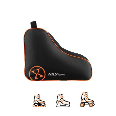 TS101 TORBA NA ŁYŻWOROLKI POMARAŃCZOWA NILS EXTREME