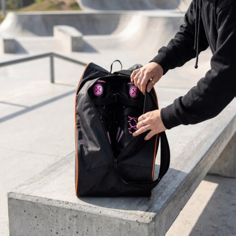 TS101 TORBA NA ŁYŻWOROLKI POMARAŃCZOWA NILS EXTREME