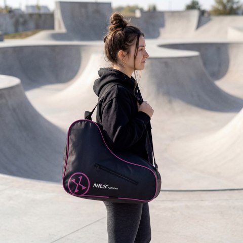 TS105 TORBA NA TORBA NA ŁYŻWOROLKI RÓŻOWA NILS EXTREME