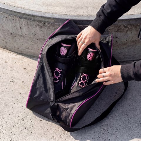 TS105 TORBA NA TORBA NA ŁYŻWOROLKI RÓŻOWA NILS EXTREME