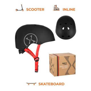 MTW001-2 KASK CZARNY M(55-58CM) NILS EXTREME