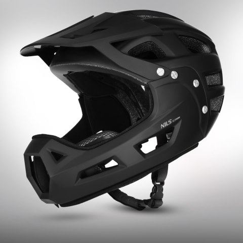 MTW101 KASK CZARNY FULL FACE L(58-61CM) NILS EXTREME