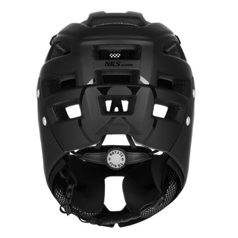 MTW101 KASK CZARNY FULL FACE L(58-61CM) NILS EXTREME