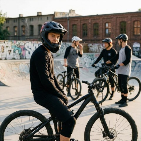 MTW101 KASK CZERWONY FULL FACE L(58-61CM) NILS EXTREME