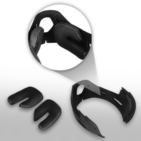 MTW101 KASK CZERWONY FULL FACE M(56-58CM) NILS EXTREME