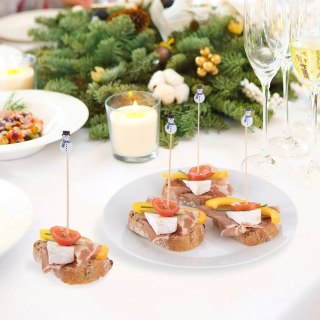 Orion 20 x Wykałaczki Drewniane do Koreczków Przekąsek Bałwanki ORION