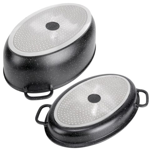 Orion Brytfanna 3w1 Owalna 8 L Gęsiarka Patelnia Grillowa VILDE Piekarnik