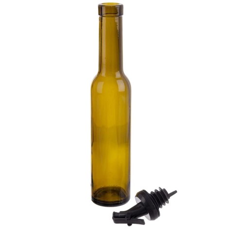 Orion Butelka na Oliwę Ocet 210 ml Szklana Brązowa Ciemna z Dozownikiem